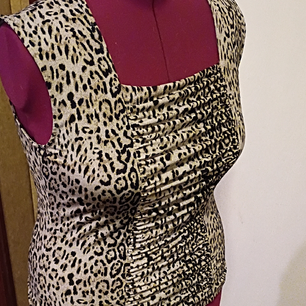 Style & Co. Animal Print Tank Top